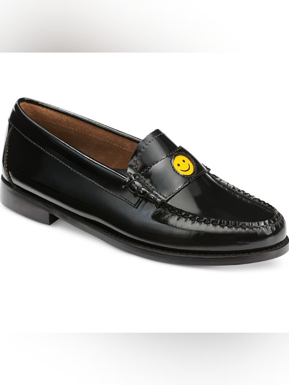 GH Bass Whitney Smiley Emoji Weejun Penny Loafer Sz 7